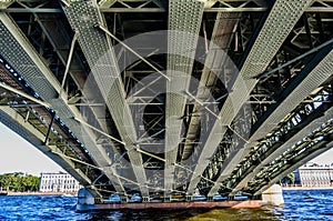 St Petersburg Russia, Troitsky Bridge