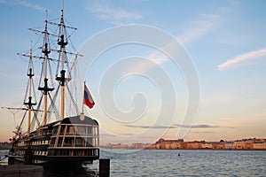 St. Petersburg. Sailing ship