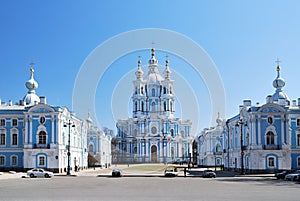 St. Petersburg. Smolny Cathedral and Convent photo