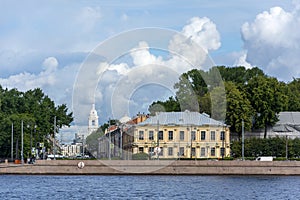 St. Petersburg, view across the Bolshaya Neva River