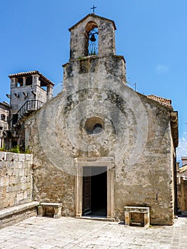 St Peterâ€™s Church Crkva Svetog Petra, Korcula, Croatia