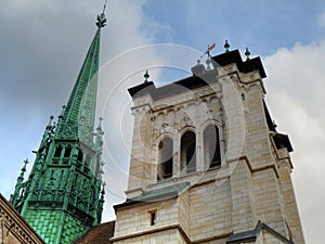 St. Pierre Cathedral Towers, Geneva