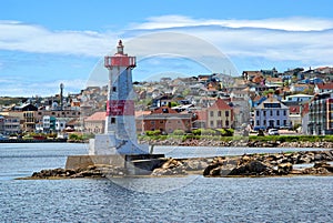 St-Pierre harbour lighthouse photo