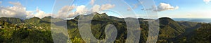 St Pierre mountains as seen from Mount Pelee