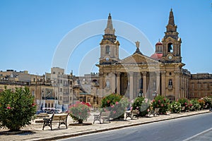 St Publius Church in Floriana - Valletta, Malta photo