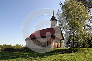 St Roch Chapel in Cvetkovic Brdo, Croatia