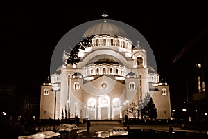 St.Sava cathedral in Belgrade photo