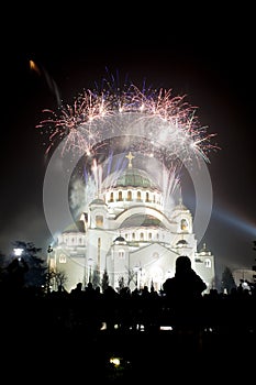 St. Sava Temple in Belgrade, Serbia photo