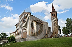 St. Savino church. Gazzola. Emilia-Romagna. Italy. photo