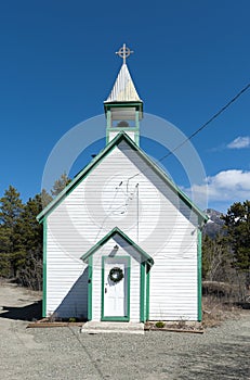 St SaviourÂ´s church - Carcross - Alaska.