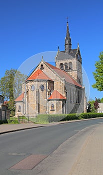 St. Sebastian Church in Lemsdorf, Magdeburg, Germany