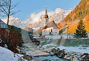 St. Sebastian Church in Ramsau