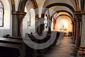 St.Severus church in Boppard am Rhein, Germany.