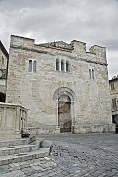 St. Silvestro Church. Bevagna. Umbria.