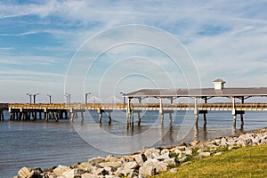 St Simons Pier and Brunswick Bridge