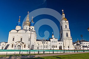 St. Sophia-Assumption Cathedral Sofiysko-Uspenskiy Kafedralnyy Sobor and Pokrovsky Cathedral in the complex of Tobolsk