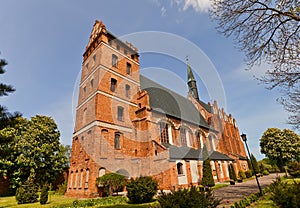 St. Stanislaus church (1521) in Swiecie town, Poland