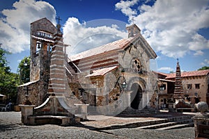 St. Stanislaus Church in Altos de Chavon, Casa de Campo, Dominicana photo