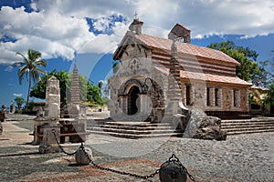 St. Stanislaus Church in Altos de Chavon, Casa de Campo, Dominicana photo