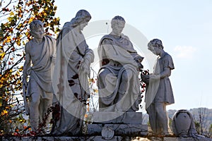 1st stations of the cross, Jesus is condemned to death, Pontius Pilate washes his hands photo