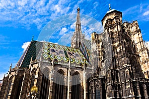 St. Stephan cathedral in center of Vienna