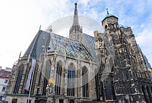 St. Stephan Cathedral or Stephansdom, the mother church of the Roman Catholic Archdiocese of Vienna