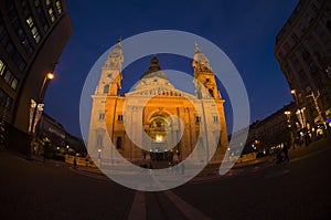 St Stephen Basilica fisheye photo