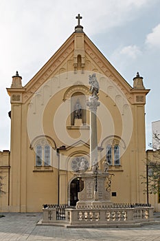 Kostel sv. Štěpána v Bratislavě na Slovensku.