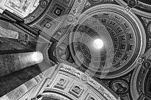 St. Stephen's Basilica, Budapest (monochrome)