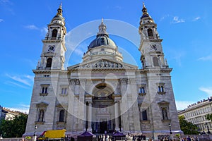 St. Stephen\'s basilica in center of Budapest, Hungary