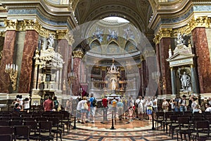 St. Stephen's Basilica Interior, Budapest, Hungary