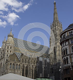 St. Stephen`s Cathedral in Vienna. Austria.