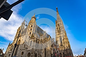 St Stephen`s Cathedral in Vienna Wien, Austria. photo