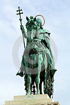 St. stephen statue - frontview photo