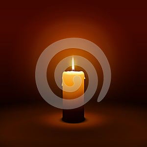 1st Sunday of Advent - First Candle - Candlelight photo