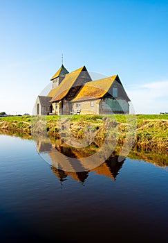 St. Thomas Becket church, Fairfield, Kent, England.