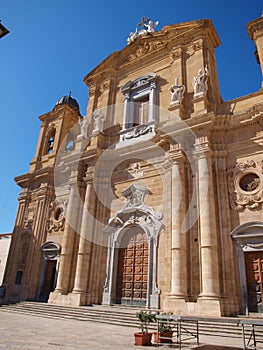 St Thomas of Canterbury Cathedral, Marsala, Sicily, Italy