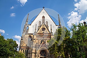 The St.Thomas church in the city of Leipzig, Saxony, Germany.