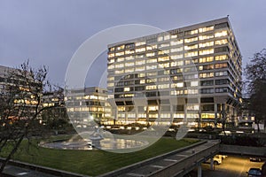 St Thomas' Hospital at Dusk