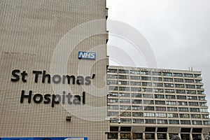 St Thomas` Hospital is a large NHS teaching hospital in Central London, England