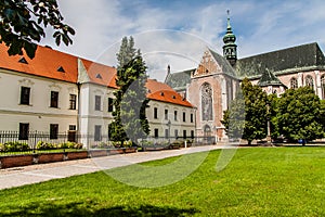 St. Thomas`s Augustinian Abbey where Gregor Mendel worked, Brno photo