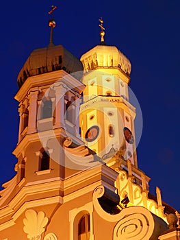 St ulrich church at night