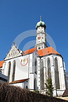 St. Ulrich's and St. Afra's Abbey in Augsburg, Germany
