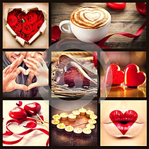 St. Valentines Day Collage
