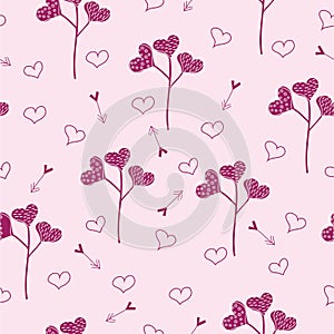 St Valentines seamless pattern