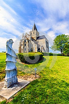 St Vigor Abbey at Cerisy-la ForÃÂªt, France.
