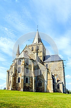 St Vigor Abbey at Cerisy-la ForÃªt, France.