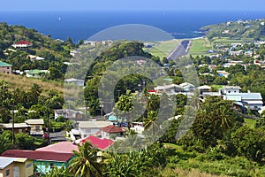 St Vincent panorama, Grenadines