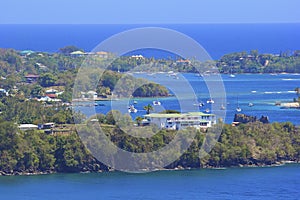 St Vincent panorama, Grenadines