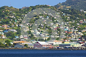 St Vincent panorama, Grenadines